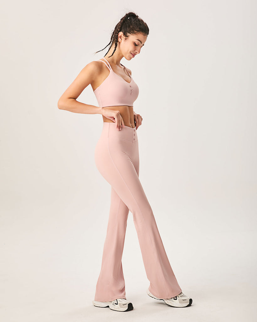 Pink High Waisted Sleek Leggings