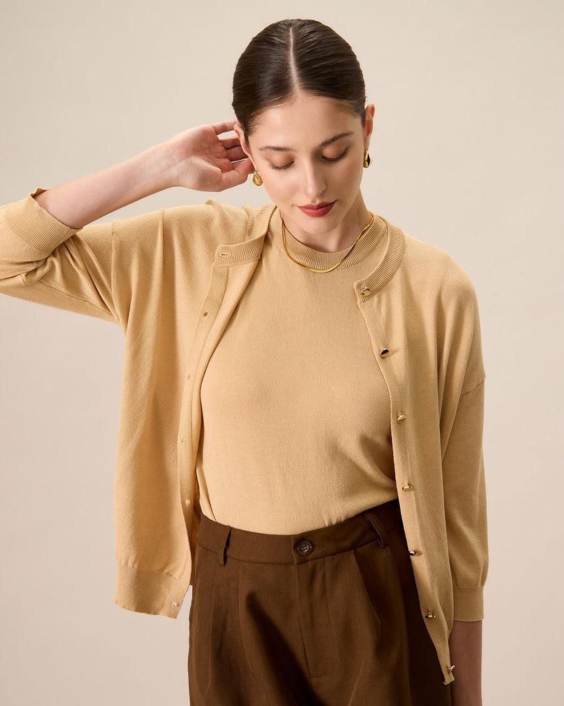 Women Knitted TENCEl Lyocell Cardigans Tops - RIHOAS