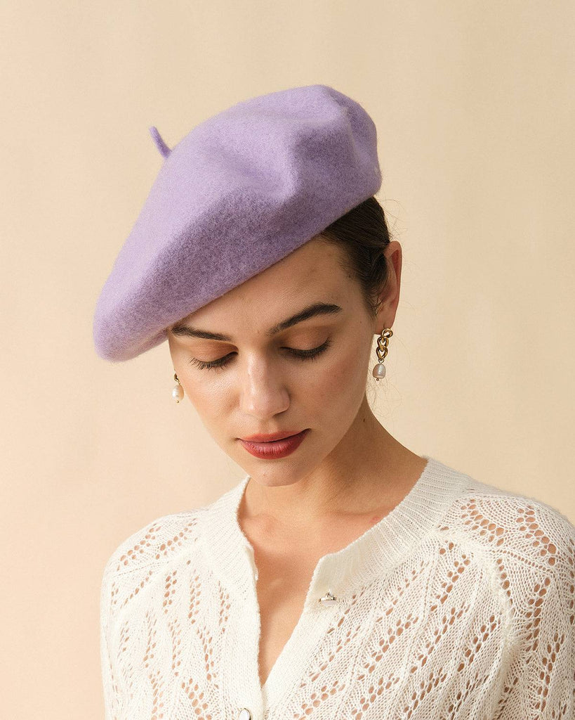 The Solid Retro Versatile Beret - RIHOAS